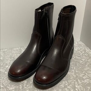 Men's Leather Classics Brown Leather Boots SZ 10.5